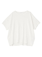 【接触冷感+UVカット】半袖コクーンカットプルオーバー | 気温28度の服装
